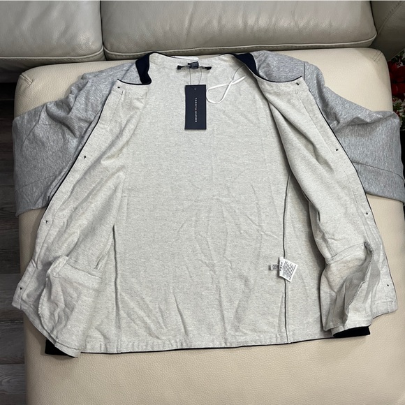 NWT - Tommy Hilfiger Women's Contrast Trim Open Front Jacket - Size XL - Picture 9 of 13